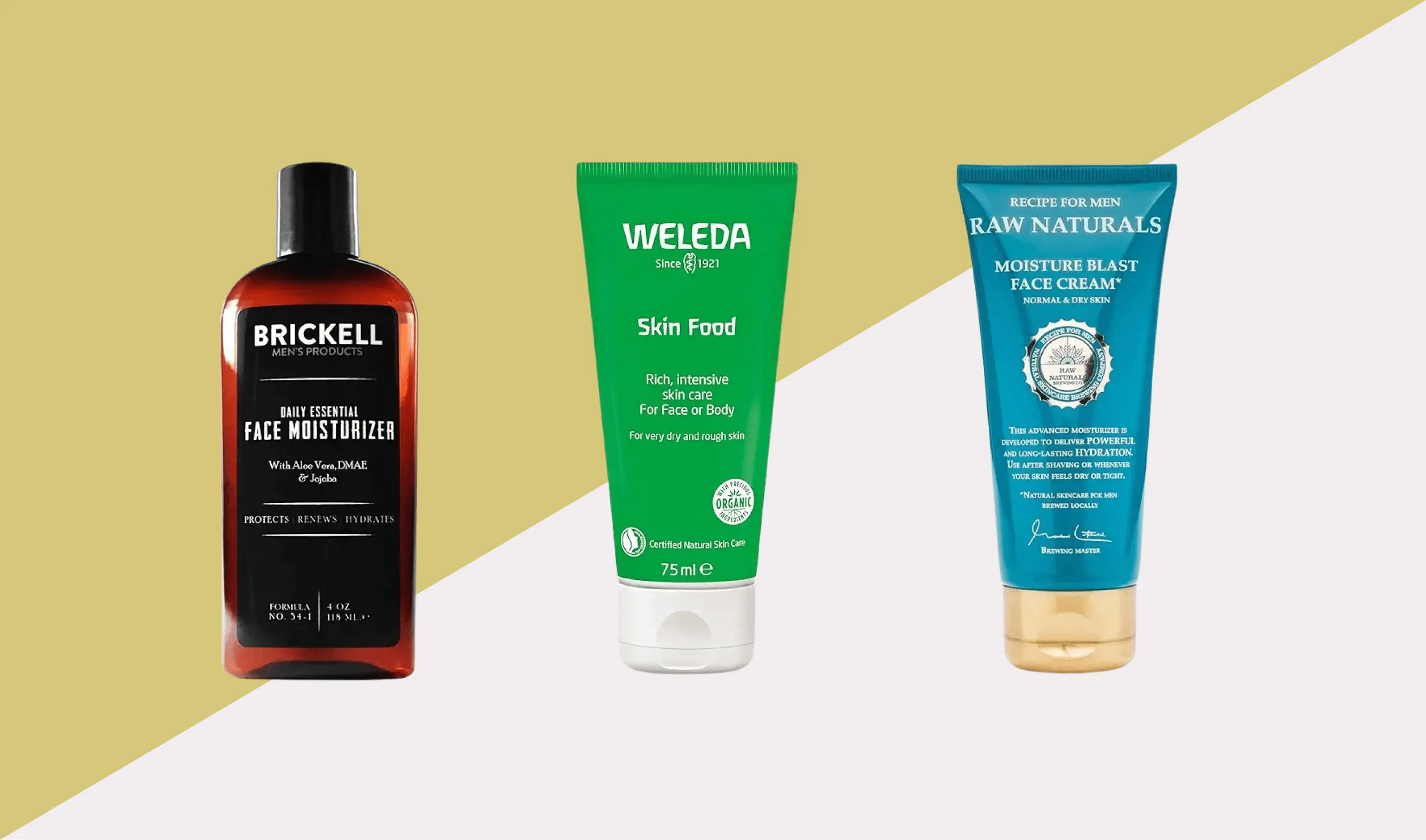 Men's moisturisers for dry skin