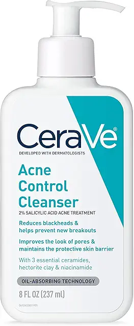 CeraVe Face Wash Acne Treatment